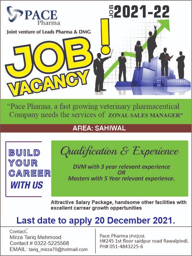 Pacepharma 2021-2022 Jobs Career Opportunities In Sahiwal